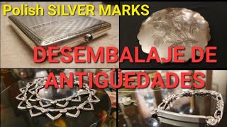 Marcas de Plata de POLONIA / Mis compras de PLATA en el desembalaje de Antigüedades de Cantabria