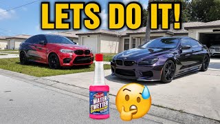 WATER WETTER IN MY 750HP BMW X6M INTERCOOLER LOWER CHARGE TEMP