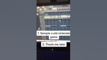 I SAMPLED A OLD NINTENDO GAME #samples #sampletypebeat #nintendo #producer #beats #flstudio