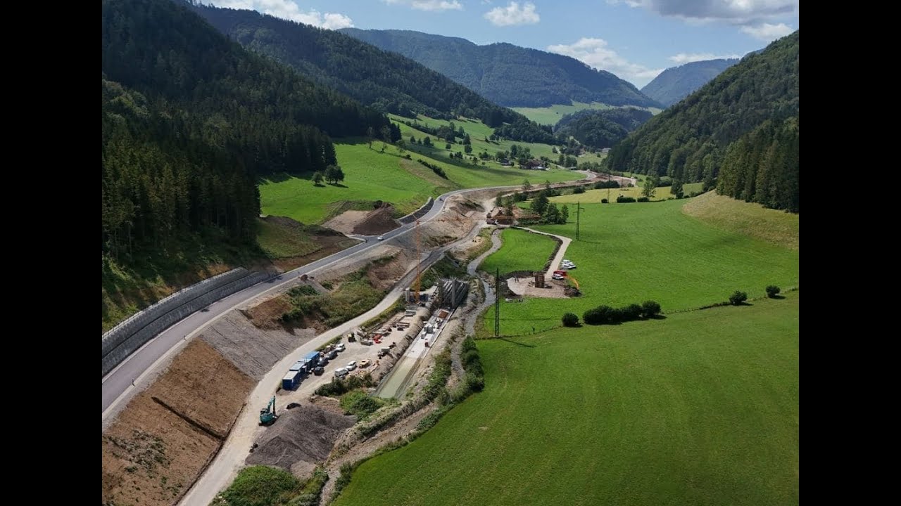 Straßenverlegung der L98 in der Gemeinde Ybbsitz