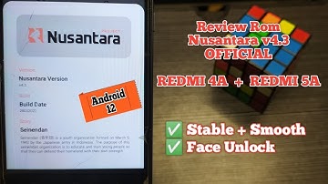 Review Rom Nusantara v4.3 OFFICIAL Untuk Redmi 4A + Redmi 5A Based Android 12