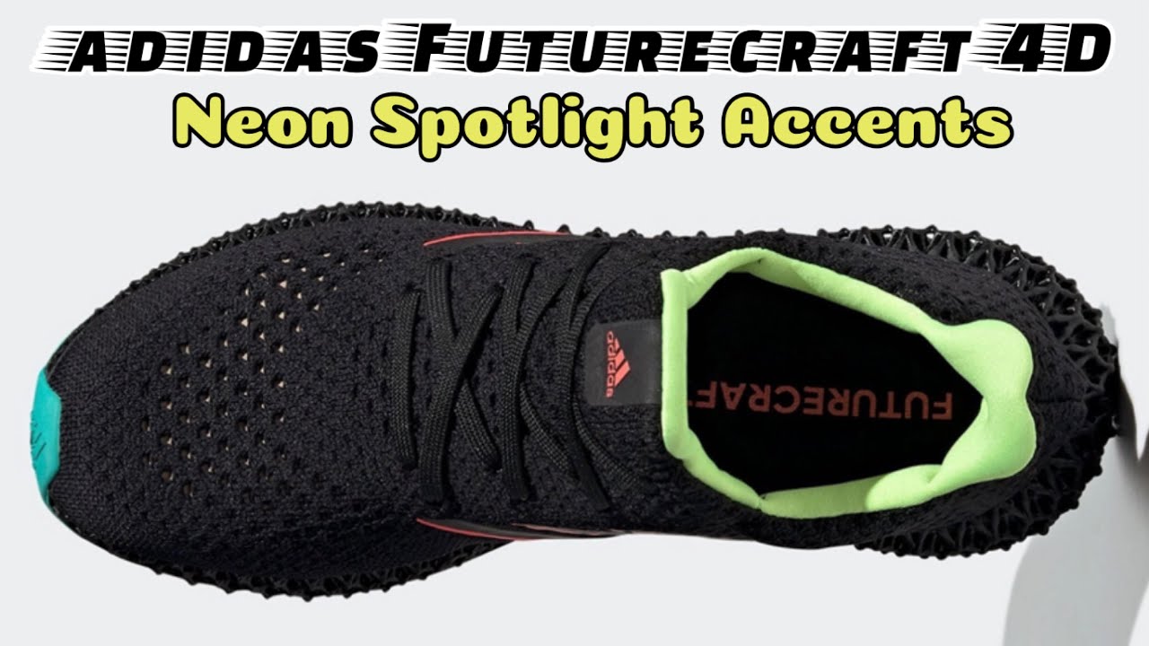 Neon Spotlight Accents adidas Futurecraft 4D Detailed Look and Release Update