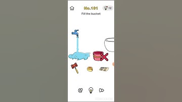 Brain out game play level 101 Fill the bucket 🪣