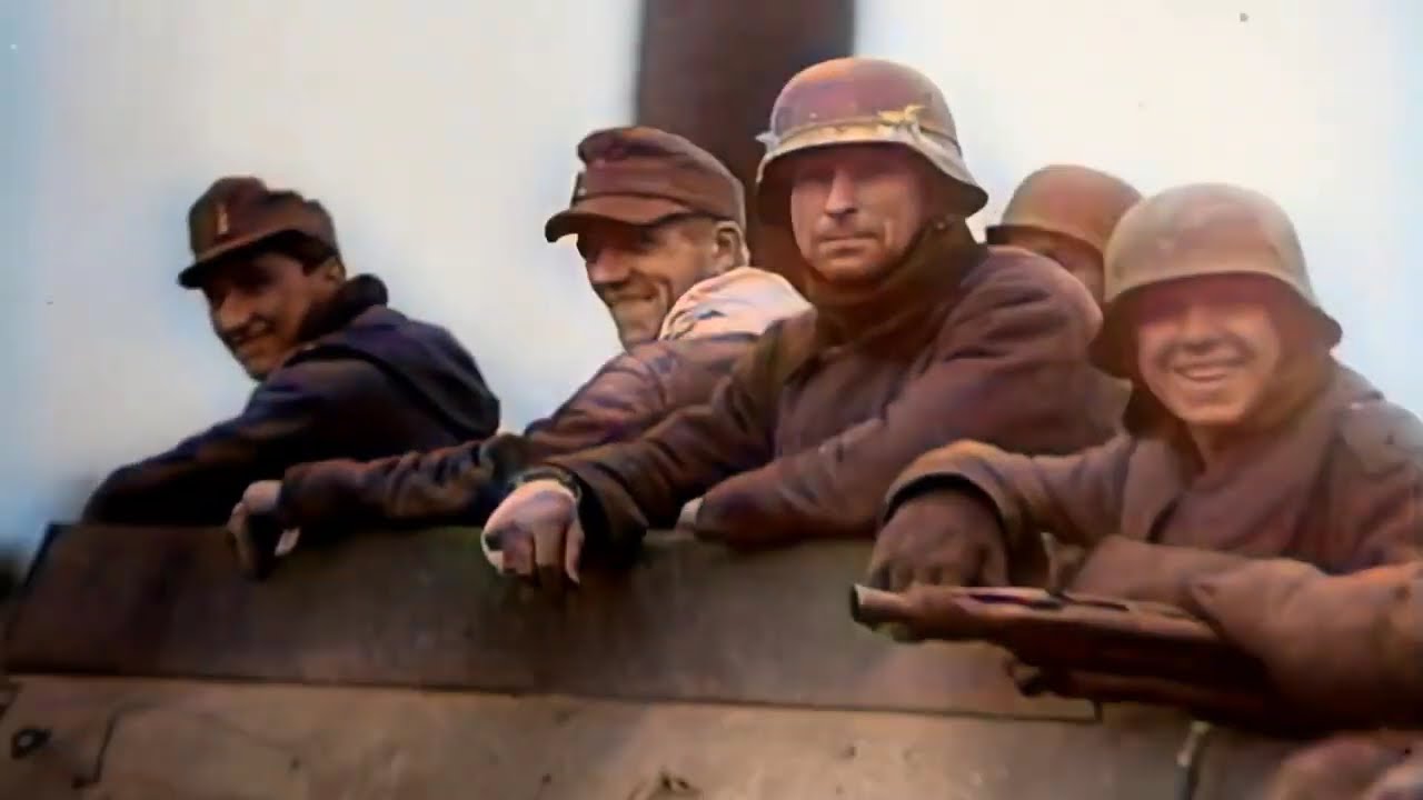 German troops trying to hold the borders of East Prussia and Oder River, January 1945 