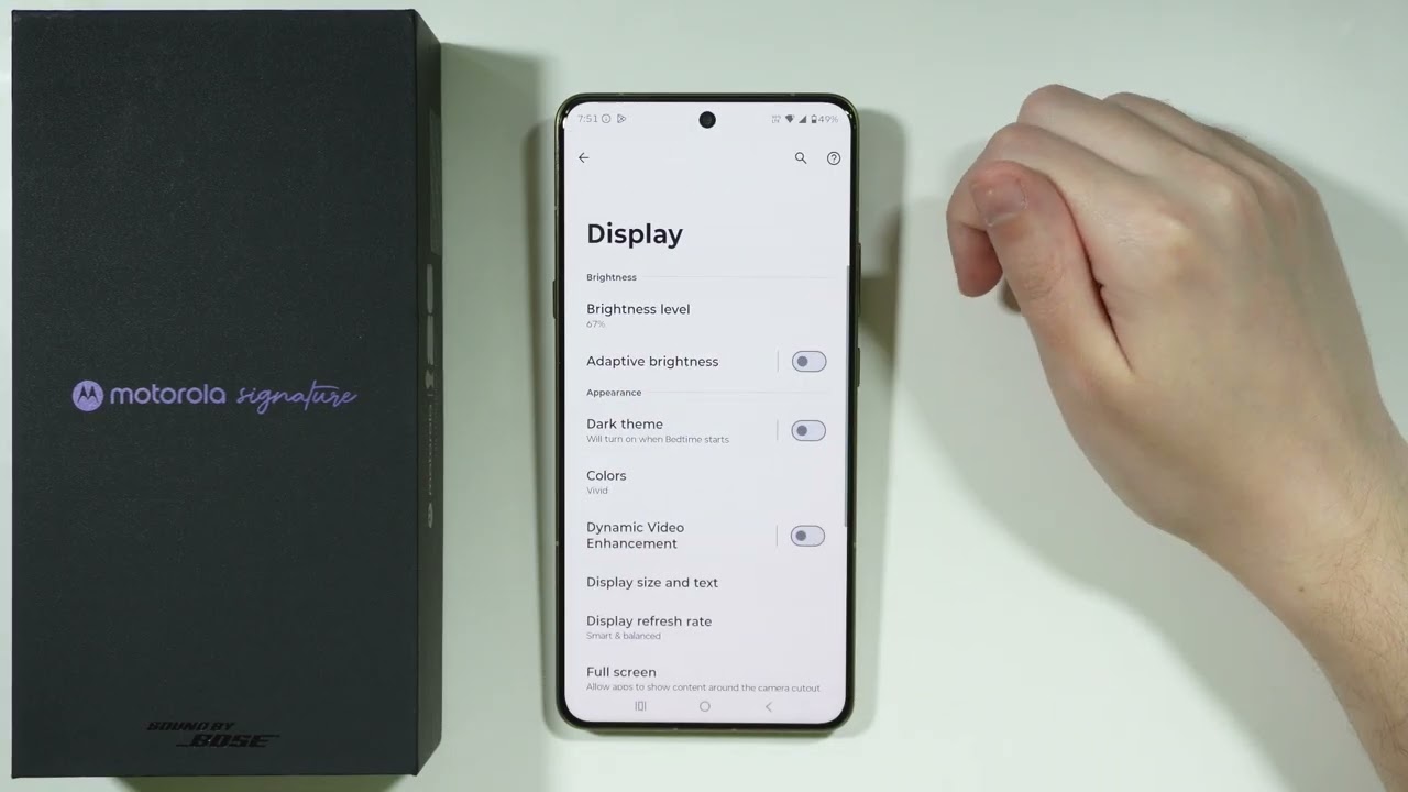 Motorola Signature: How to Turn ON/OFF Auto Screen Rotation