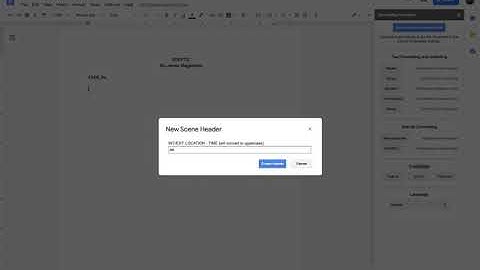 Screenplay Formatter