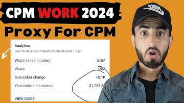 Best proxy for CPM work on YouTube 2024 | CPM Work Trick ( Use These Proxys )