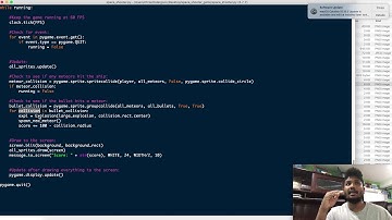 Space Shooter PyGame Part 13 - Explosions between Bullet and Meteor