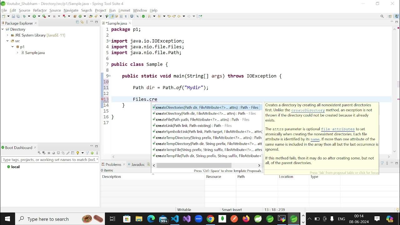 How to create directory using Java | Java Programming - YouTube