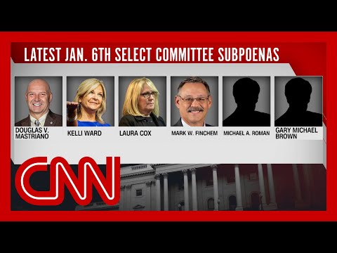 Jan. 6 panel digs into fake elector plot with six more subpoenas