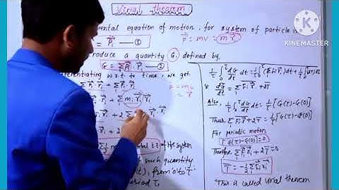 Virial Theorem|| Classical Mechanics||