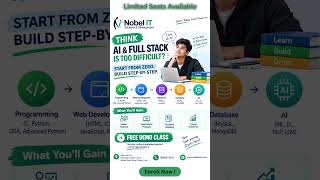 AI & Full-Stack Development Course in Pune | Start from Zero #Shorts