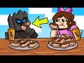 Minecraft: COMPETATIVE EATING CONTEST!!! - Custom Map