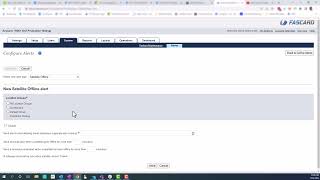 How to configure FasCard alerts
