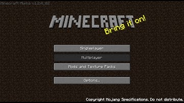 Minecraft Alpha 1.2.4_02 Creepy Gameplay