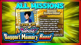 Behold! Support Memory Boost! F2P All Missions 1 Team! Stage 4 DBZ: Dokkan Battle