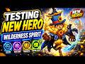 TESTING WILDERNESS SPIRIT NEW HERO CASTLE CLASH