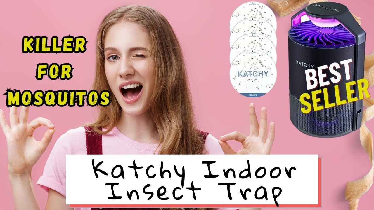 Katchy Indoor Insect Trap - Catcher & Killer  - Non-Zapper Traps for Inside Your Home