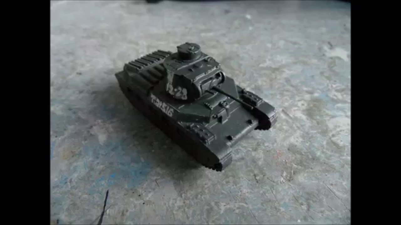 Zvezda Matilda Mk.I Military Tank SnapKit - Plastic Model Kit - View #6