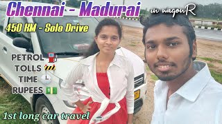 Chennai - Madurai Home Shifting in WagonR 🏘️ | Car LongDrive 🚗 | CoupleGoals 😍 | #Chennai #Madurai