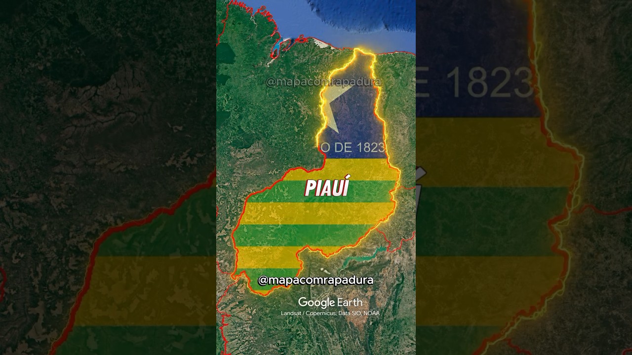 Conheça o estado do Piauí. #piauí #teresinapiaui #geografia #nordeste #brasil