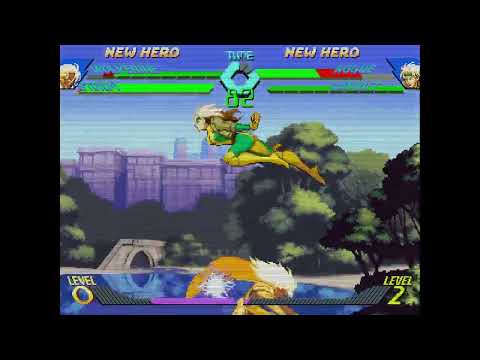 X-Men vs. Street Fighter - Wolverine, Storm vs. Rogue, Gambit