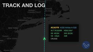 Live tracker + logbook for sim pilots