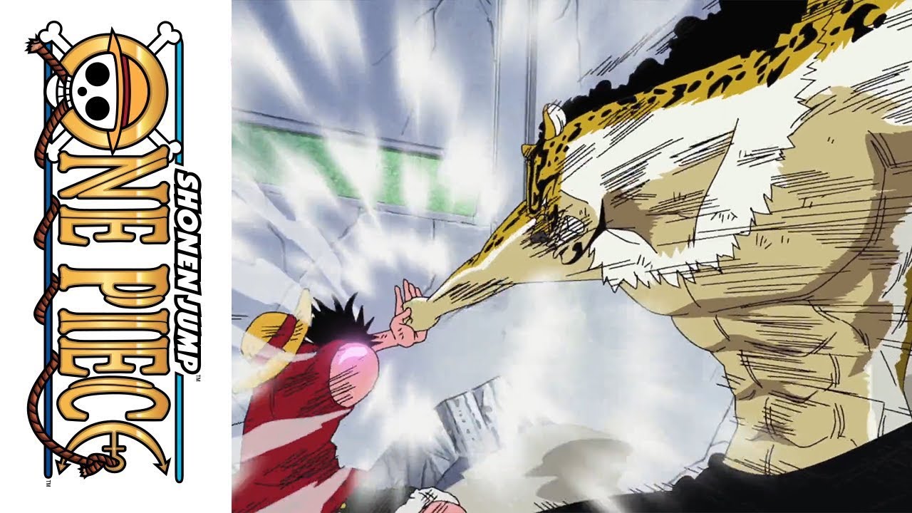 Second Gear Luffy vs. Lucci (English Dub)