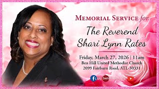 Memorial Service for Rev. Shari Rates