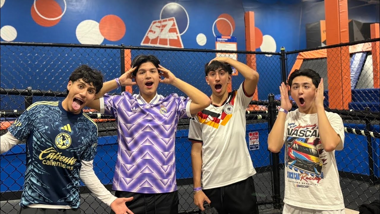 REAL-4 GOES TO TRAMPOLINE PARK