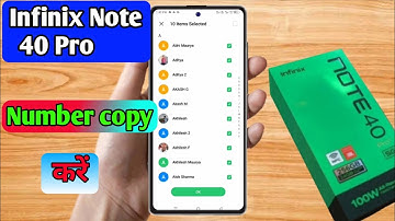 how to copy contacts infinix note 40 pro, infinix note 40 pro number copy kaise karen