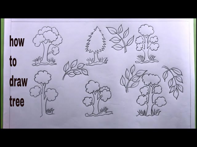 How To Draw Simple Trees On A Map - Fantastic Maps