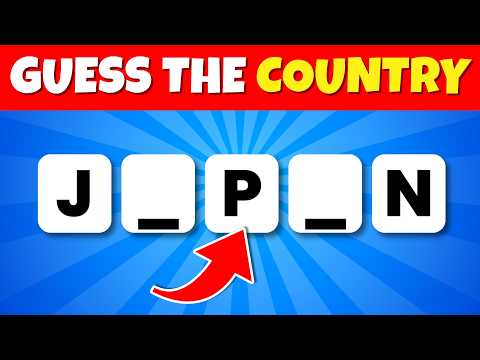 Can You Guess The Country Without Vowels? 🌎🤔 Country Quiz