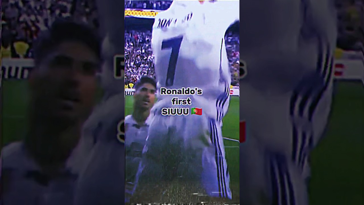 Cristiano Ronaldo's first SIUUU! 🔥