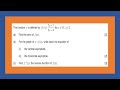 AA SL Problem 2 P1 May 2023 (Zero)(Asymptotes)(Inverse)