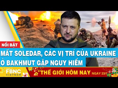 Video Tin thế giới 23/1 | Mất Soledar, các vị trí của... - youtube