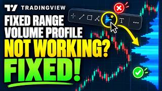 TradingView Fixed Range Volume Profile Not Working FIX IT INSTANTLY!