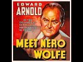 MEET NERO WOLFE (1936)