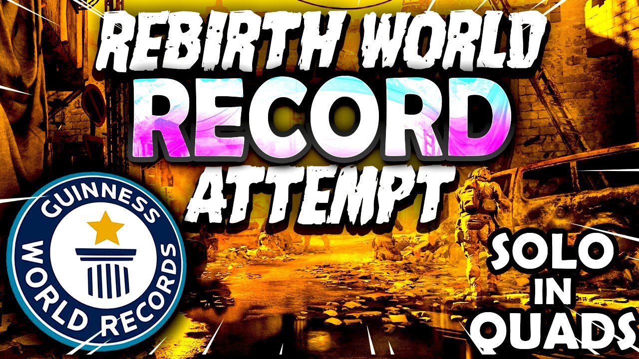Rebirth Solo in Quads - World Record Attempt - YouTube