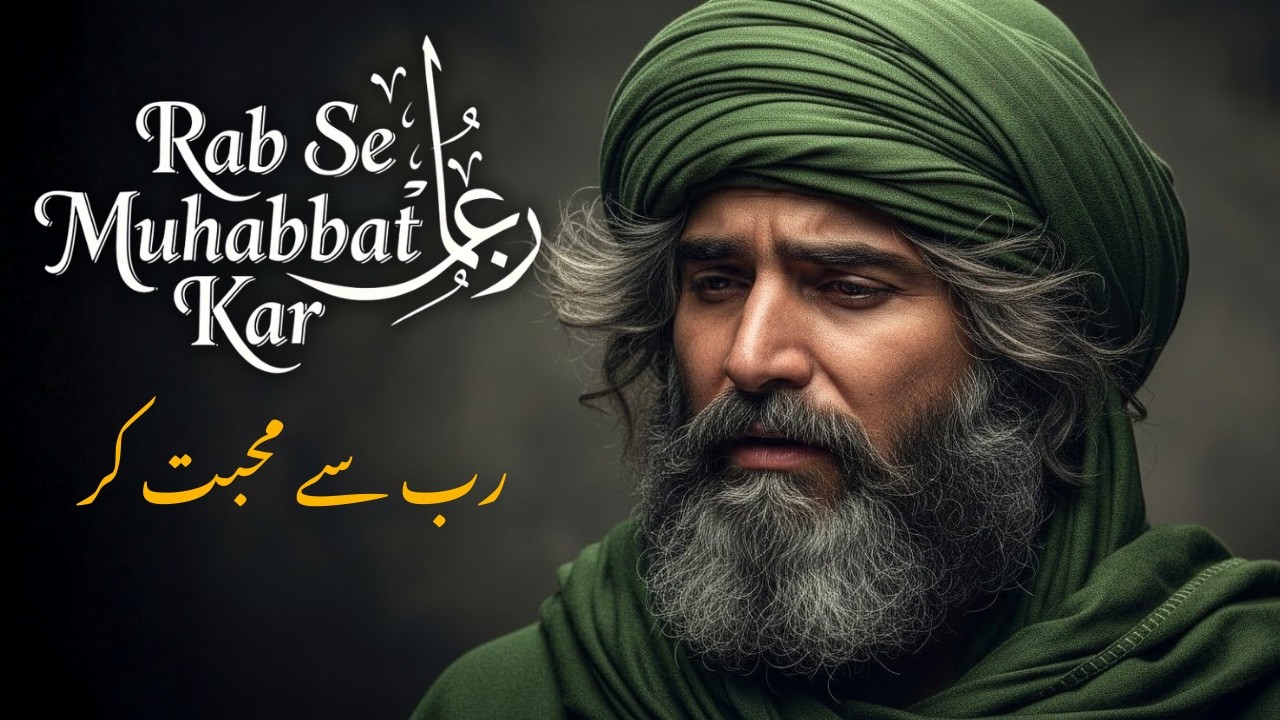 Rab Se Muhabbat Kar (رب سے محبت کر)😭 | Heart Touching Sufiana Kalam✨