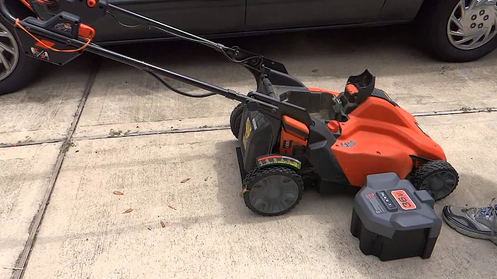 My B&D Battery Powered Mower Test Drive PART IV - ...