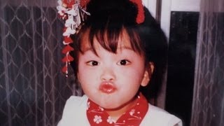 Me﻿ at 3 years old getting my first makeup / 初めてのメイク