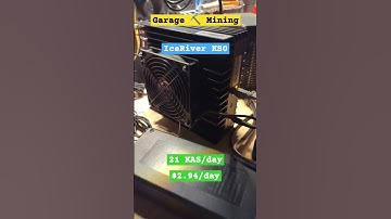 Garage #Mining ⛏️ #Kaspa 💰