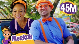 Blippi & Meekah Ride A Rollercoaster! | Educational Videos for Kids | Blippi and Meekah Kids TV