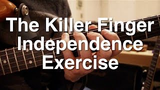 The Killer Finger Independence Exercise | Tom Strahle | Pro Guitar Secrets chords