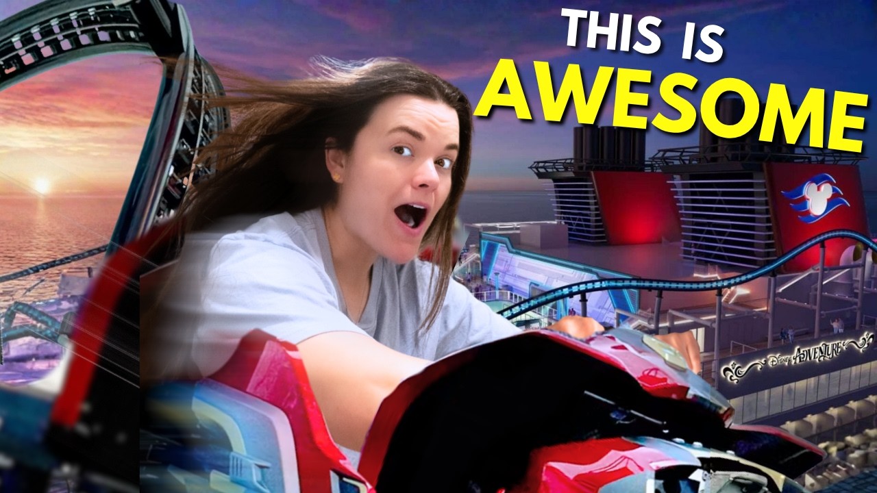 We Rode Disney's NEW Roller Coaster at Sea!