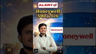 Alert 🔥Honeywell Hire  SDE 1 - WEB DEVELOPEMENT  2027  Batch #recruitment2026 #pg  #graduation