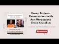 Recap: Entrepreneurship In The Face of Redundancy (featuring guest Grace Adelakun)