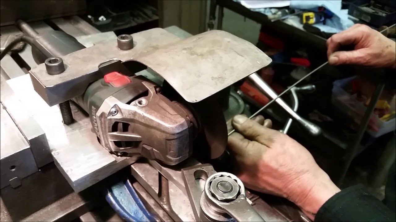 Angle Grinder on Bridgeport Milling Machine YouTube