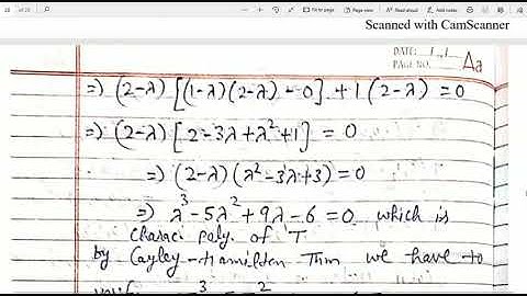 Lect.4 Theorems and questions related to minimal polynomial and characterstic polynomial